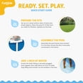 thumbnail image 5 of Funsicle Activity Lap 7' x 5' x 24" Family Above Ground Swimming Pool, 5 of 11