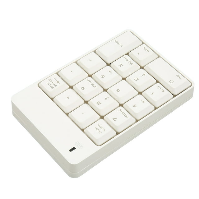 USB Numeric Keypad 18 Key Number Keypad Keyboard For Laptop Notebook PC Computer With Plug And Play, Small And Compact Design