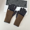 thumbnail image 2 of Couples Winter Warm Ski Riding Gloves Thermal Insulated Long Mittens for Cold Weather Outdoor Activities, 2 of 7