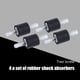 thumbnail image 3 of Soporte de aislador antivibración, soporte de goma antivibración para bomba de compresor de aire, soportes de goma para amortiguadores que mejoran su experiencia, 3 of 5