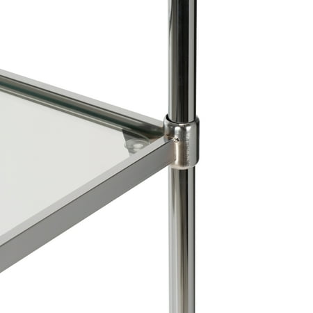 Organize It All 3 Tier Glass Shelf Space Saver