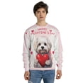 thumbnail image 4 of Happy Valentine's Day Maltese Brings Love Heart All Over Print 3D Sweatshirt Unisex Merch Maltese Dog Lover Gifts Idea - 02028, 4 of 6