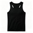 thumbnail image 4 of XFeng Men Ribbed Slim Fit Tank Top Athletic Sleeveless Muscle Vest, 4 of 4