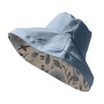 thumbnail image 4 of Summer Sun Hat for Women Floral Print Reversible Wide Brim Hat Sun Protection Cap, 4 of 4