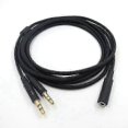 thumbnail image 5 of Cable extensor de audio universal 2 en 1 de 3,5 mm para auriculares gaming HyperX Cloud II/Alpha-/Cloud Flight/Core Headphone Edition, 5 of 5