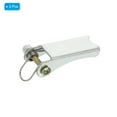 thumbnail image 3 of 2 Inch Replacement Hooks Latch, Metal Towing Receiver Hitch, Silver, 3 Pack, 3 of 6