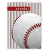 Baseball Thank You Note Card | 10 Boxed Baseball Cards & Envelopes | USA Made | A2 4.25" x 5.5" Heavy Card Stock
