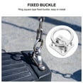 thumbnail image 3 of Zehuanyu  Stainless Steel Eye Plate Hook Anchors Heavy Duty Hooks Silver, 3 of 8