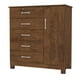 thumbnail image 1 of Comoda Skal Living 4 cajones y 1 puerta color Rustico, 1 of 4
