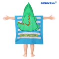 thumbnail image 2 of Toalla de playa con capucha Growell Kids, 61 x 58 cm, microfibra, 2 of 6
