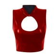 thumbnail image 5 of Vente de Liquidation 2025 sous-Vêtements pour Femmes Sans Manches Col Rond Extensible Débardeur Court, 5 of 5
