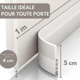 thumbnail image 2 of Anti-draught door bottom & door seal - NEW insulating door bottom (quick to install), ideal for insulation against cold, noise & humidity (1 x white), 2 of 3