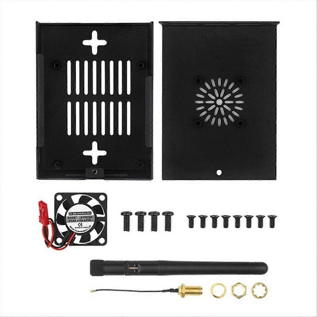 For Orange Pi 5 Pro Case Aluminum Alloy Case (With Antenna)