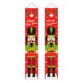 thumbnail image 1 of 1 Pair Merry Xmas Nutcracker Doorway Banner Life Size Flag Clearance Nutcracker Sunnimix Paños de cortina de puerta, 1 of 7