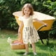 thumbnail image 2 of Girls Summer Dress Tween Dresses Flutter Sleeve Dress with Print Soft Casual Dresses for Party and Play ,Sie:160, 2 of 6