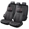 thumbnail image 2 of Car Seat Covers Full Set Fit for Mazda CX-5 2011-2026, Premium Faux Leather Seat Protectors, Breathable, Waterproof & Anti-Slip Full Wrapping Edge Seat Covers (Black&Red, Full Set), 2 of 7
