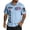 Light Blue-R9, variant on Button Down Shirts for Men American Flag Printed Short Sleeve 4th Of July Shirts 250 Year American 1776-2026 Patriotic Shirts for Memorial Day Independence Day Beach Party Wear,White 2XL