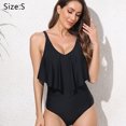thumbnail image 2 of Traje de baño con volantes Trajes de baño de una pieza para mujer Trajes de baño con volantes y control de barriga Trajes de baño vintage Zhivalor BST3000934-1, 2 of 6