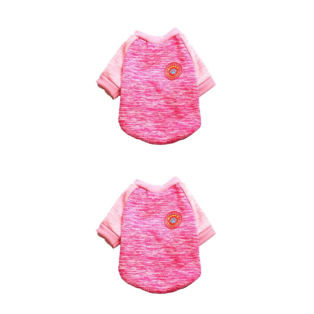 Ropa Camisa Invierno Greeniant Cálido Chaleco Disfraces Collar Raglan Multicolor Elástico Abrigo Pequeño Mascota Perro Bulldog Rosa rojo XS CBP272290