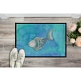 thumbnail image 2 of Blue Fish Watercolor Door Mat, 2 of 4