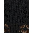 thumbnail image 5 of Sleeveless Knitted Maxi Dress with V-Neck and Tassel Hem, 5 of 5