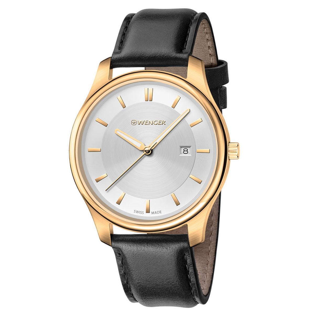 Wenger Men's City Classic Silver Dial Watch - 01.1441.106 Wenger Men's City Classic Silver Dial Watch - 01.1441.106
