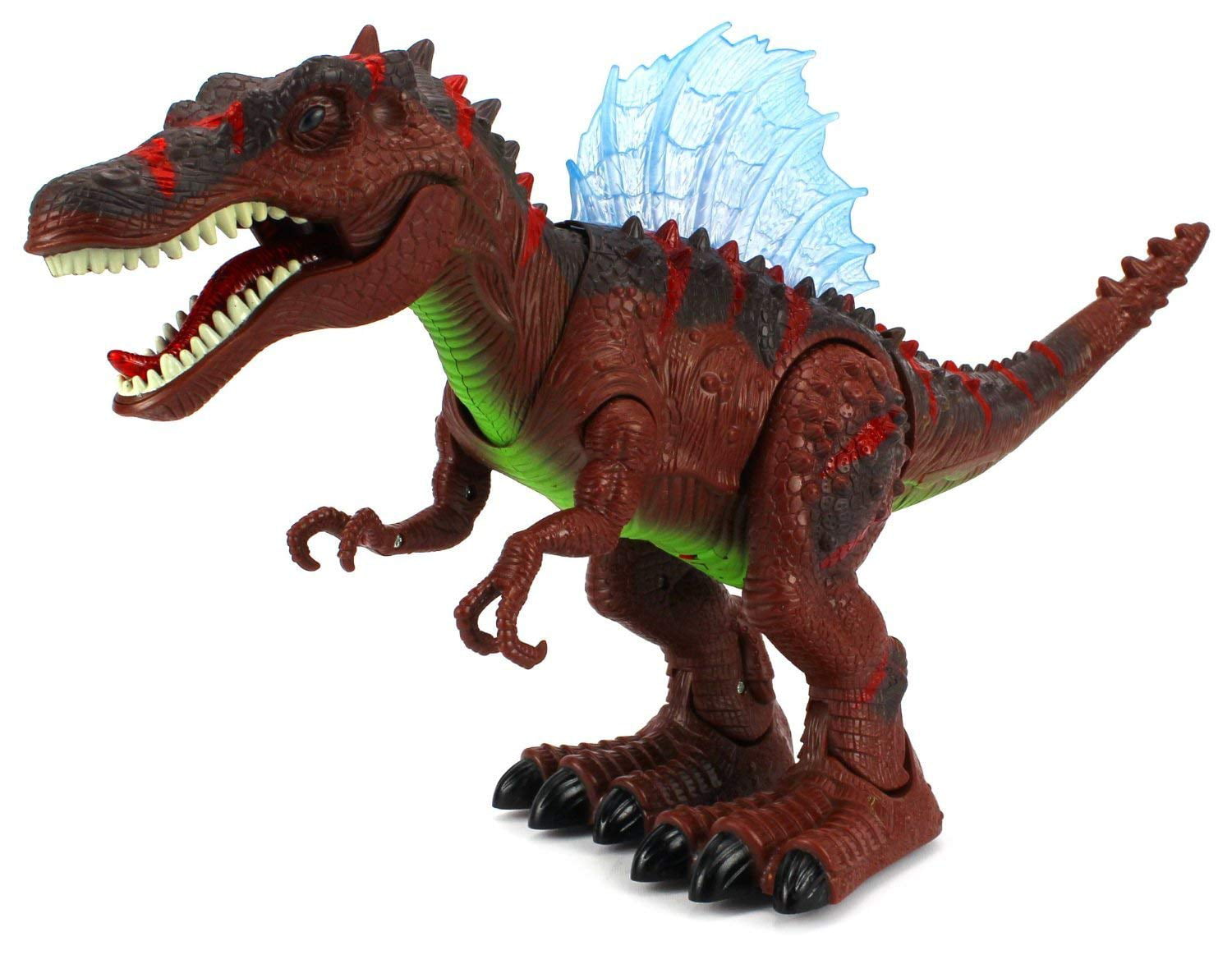 Electric Dinosaur Toy Spinosaurus Lay Egg Real Sound Colorful Light For 