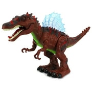 Battery Operated Spinosaurus Toy Dinosaur Figure w/ Realistic Movement, Lights and Sounds (Colors May Vary)