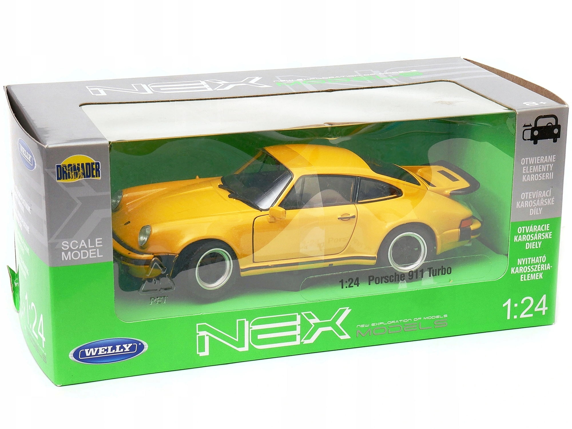 ポルシェ特注ウェリー社製 1/43 ポルシェ 911 ターボ 1974ミニカー ウェリー-ポルシェ1974ターボ911スケール1:24,スポーツモデル