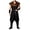 Black, variant on Medieval Robe Cosplay with Tunic Belt