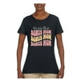 thumbnail image 2 of Wild Bobby, World's Best Bonus Mom Mother's Day Womens Graphic Tee, Black, XX-Large, 2 of 6