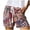 E, variant on Women's Floral Print Drawstring Casual Shorts – Comfy Elastic Waist Bottoms in S-XXL, Versatile Summer Loose Fit Pants for Vacation Travel Workout