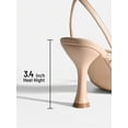 thumbnail image 5 of Women Minimalist Square Toe Kitten Heel Thong Sandals, Ankle Strap Low Heel Dressy Casual Party Wedding Shoes 2026, 5 of 9