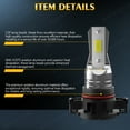 thumbnail image 6 of HMCYCI Fit for Dodge Journey 2010-2019 6000K 2PC 5202 LED Fog Light Bulbs 2504 5000LM White, 6 of 9