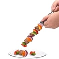 thumbnail image 4 of CRCMUHE Fourchettes de Barbecue Fourchette de Barbecue en Acier Inoxydable Fourchette de Barbecue Semi-Automatique Fourchette de Barbecue Portable Ustensiles de Barbecue, 4 of 7