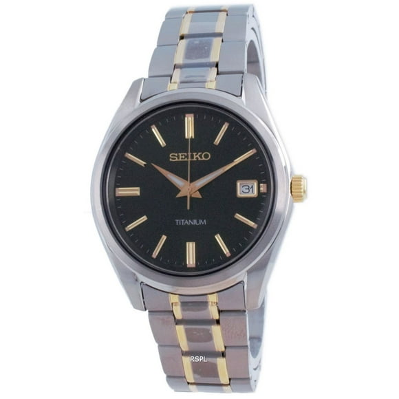 Seiko Discover More Titanium Quartz SUR377 SUR377P1 SUR377P 100M Men's Watch