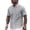 Grey, variant on Men's Short Sleeve Summer Tshirts Lapel Button Down Graphic Beach Shirts Lapel Tops Casual Funny Beach Shirts Button Down Lapel Shirts