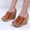 Brown, variant on Mqqzkk Women’s Fish Mouth Sandals Open Toe Platforms Wedge Sandals Fashion Comfortable Non-Slip Lightweight Outdoor Shoes