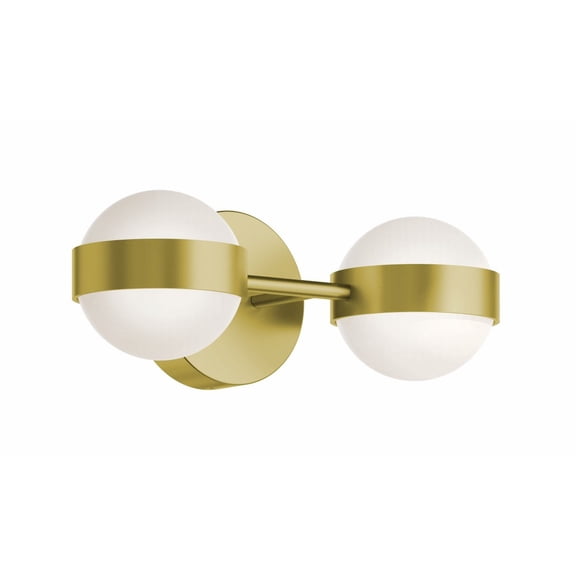 VRNV1407LAJUDLB AFX Verona - 80W 4 LED Bath Vanity-5 Inches Tall and 14 Inches Wide-Satin Brass Finish