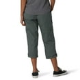 thumbnail image 2 of Women's Lee® Flex-To-Go Cargo Capri Pants Color: Sugar Lilac Size: 18, 2 of 4