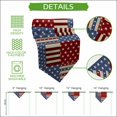 thumbnail image 5 of 4th of July Table Runner Linen Burlap Table Runner 72 Inches Long Independence Day Red Blue Vintage Dresser Scarves for Kitchen Island Coffee Dining Room Party Wedding Banquet Holiday Decor 14"x72", 5 of 8
