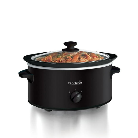 Crock-Pot Oval Manual Slow Black Cooker