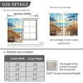 thumbnail image 3 of Farmhouse Farm Kitchen Curtains Rustic Vintage Cute Animal Short Curtains for Windows Country Cow Barn Buffalo Checked Windmill Rod Pocket Small Cafe Window Treatment Drapes 2 Panels (26x36 Inch), 3 of 6
