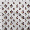 thumbnail image 3 of oneOone Viscose Chiffon Fabric Leaves & Floral Block Print Fabric BTY 42 Inch Wide, 3 of 4