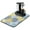 Non-Slip C, variant on Moon & Stars Fantasy Owl Print Coffee Mat - Artistic Owl Illustration Absorbent Bar Mat