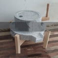 thumbnail image 2 of 20-30CM Thickened Household Stone Mill With Wooden Frame Traditional Rice Noodle Machine Soy Milk Tofu Machine ,Long Lasting, 2 of 6
