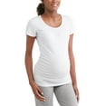 thumbnail image 2 of Oh! Mamma Maternity Women's Scoop Neck Tee, 2-Pack (Womens & Womens Plus), 2 of 7
