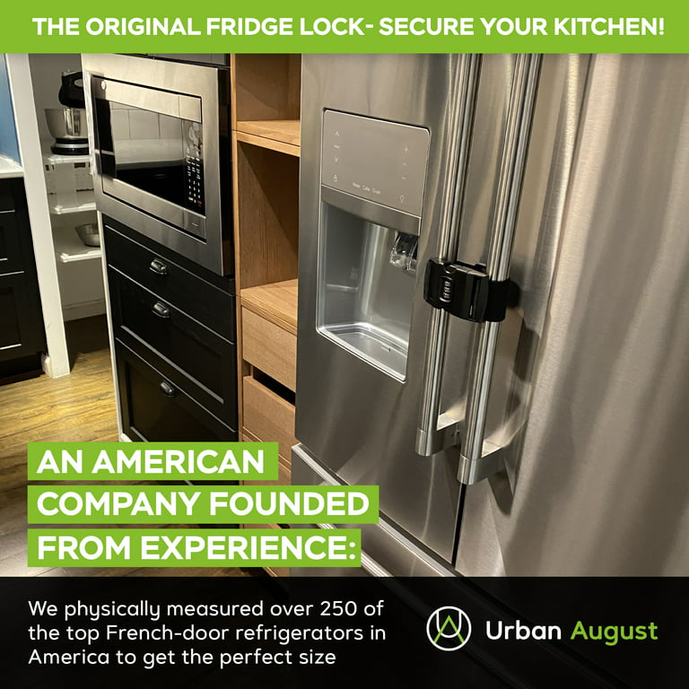 How to Lock Your French Door or Double Door Fridge! – Urban August