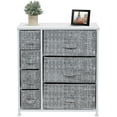 thumbnail image 3 of Sorbus Dresser with 7 Drawers - Furniture Storage Tower Unit for Bedroom, Hallway, Closet, Office Organization - Steel Frame, Wood Top, Easy Pull Fabric Bins, 3 of 6