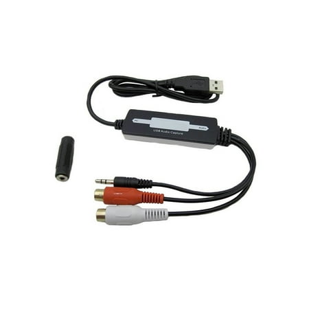USB Analog To Digital Audio Converter Recorder Support MP3 WMA WAV OGG